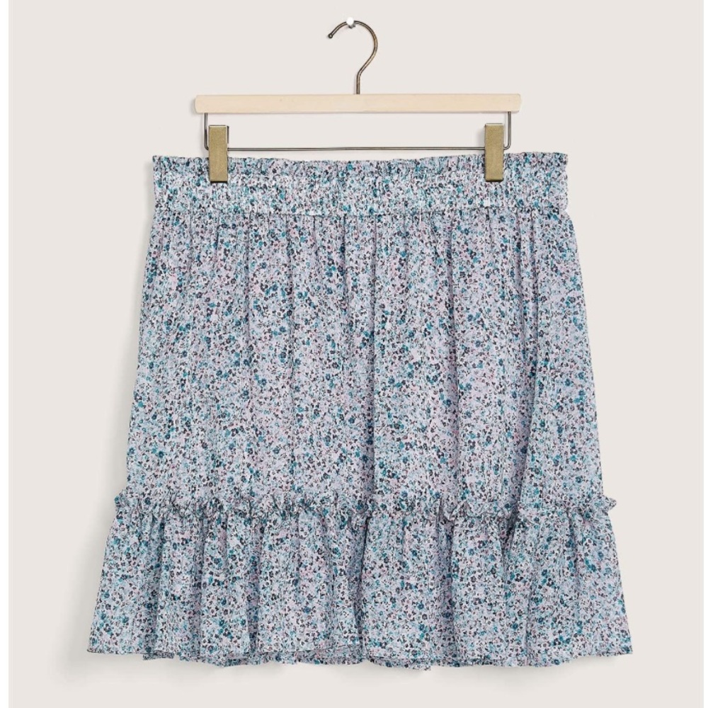 [#13] Size 5X / *NWT* Floral Ruffle Skirt | Penningtons | Plus-Size